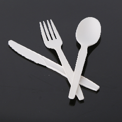 Cornstarch PLA Biodegradable Cutlery Disposable Tableware